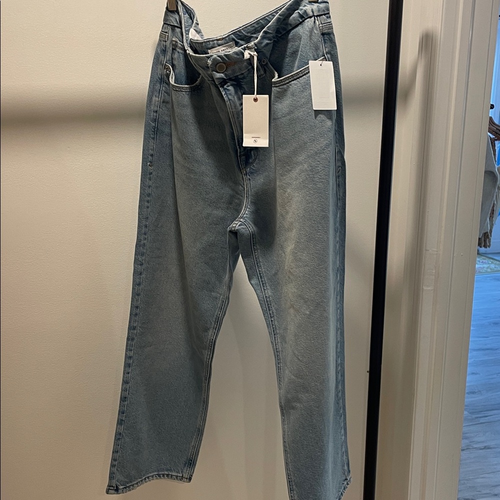 Good American | Women's | Good 90'S Crop Relaxed Jeans - Picture 6 of 8